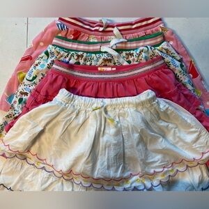 Four Mini Boden skirts